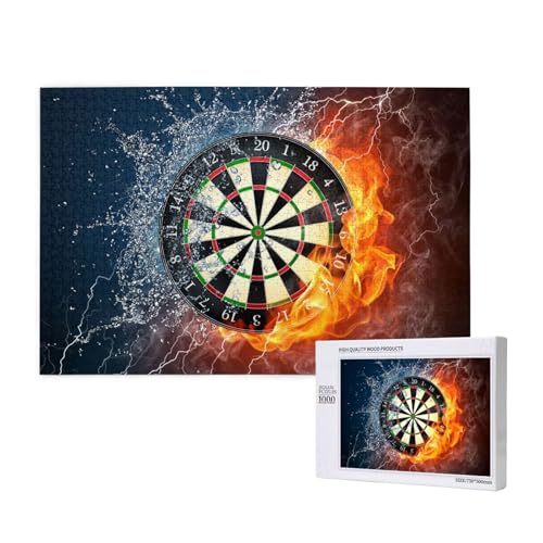 Neue Dartscheibe, Puzzle 1000 Teile, Holzpuzzle, Spielzeug, Familienspiel, Wanddekoration für Erwachsene und Teenager Neue Dartscheibe, Puzzle 1000 Teile, Holzpuzzle, Spielzeug, Familienspiel, Wanddekoration für Erwachsene und Teenager von KEDDJI
