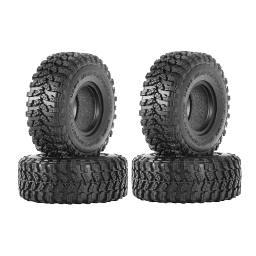 KEEDA 4 Stück 1,55 Zoll RC-Reifen für 1:10 RC Crawler Auto D90 TF2 Tamiya CC01 LC70 LC80 MST JIMNY Axial 90069 (90x35mm C) von KEEDA