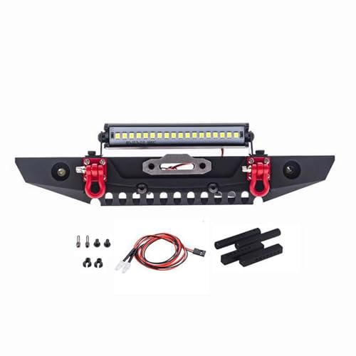 KEEDA Metall Frontstoßstange mit 83-mm-LED-Lichtleiste für 1/10 RC-Crawler TRX-4 SCX10 90046 D90 – Upgrade-Teile KEEDA Metall Frontstoßstange mit 83-mm-LED-Lichtleiste für 1/10 RC-Crawler TRX-4 SCX10 90046 D90 – Upgrade-Teile von KEEDA