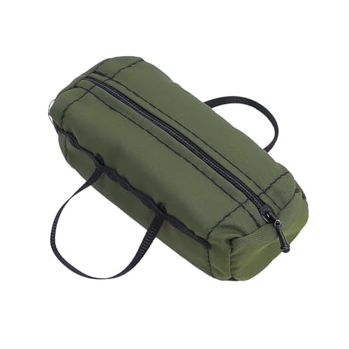 KEEDA Miniatur-Deko-Maßstab Tragetasche Reisegepäck-Tasche für 1/10 RC-Geländewagen Crawler TRX4 SCX10 UTB10 D90 (Grün) von KEEDA