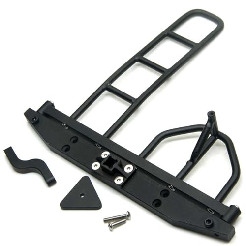KEEDA RC Crawler Metallheckstoßfänger mit Reserve-Reifenhalter für D90 D110 1:10 RC Crawler Auto-Upgradeteile (A) von KEEDA