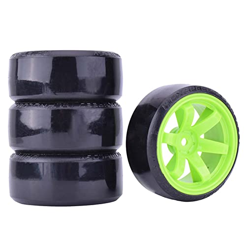KEEDA RC Drift Auto Kunststoff Felge und Reifen, 63mm Hartreifen für 1/10 HSP Tamiya HPI Kyosho Rennsport Driftendes Auto KEEDA RC Drift Auto Kunststoff Felge und Reifen, 63mm Hartreifen für 1/10 HSP Tamiya HPI Kyosho Rennsport Driftendes Auto von KEEDA