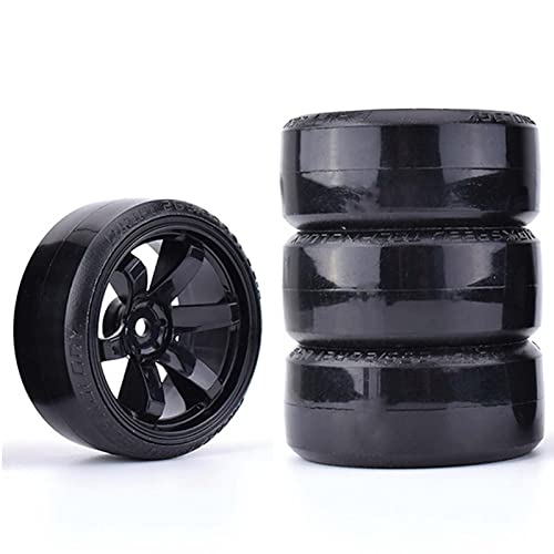 KEEDA RC Drift Auto Kunststoff Felge und Reifen, 63mm Hartreifen für 1/10 HSP Tamiya HPI Kyosho Rennsport Driftendes Auto KEEDA RC Drift Auto Kunststoff Felge und Reifen, 63mm Hartreifen für 1/10 HSP Tamiya HPI Kyosho Rennsport Driftendes Auto von KEEDA