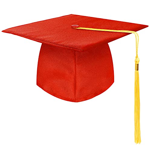 KEELYY Doktorhut Abschluss Hut Unisex, Doktorhut Graduation Cap Verstellbar Bachelor Abschluss Hut für Abschlussfeiern vom Studium, Universität, Hochschule, Abitur Absolventenhut von KEELYY