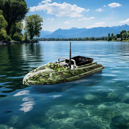 KEESUNG 500M Fernbedienung Futterboote, Futterboot Köderboot Baitboat Beladung Fischerköder Boot Fernsteuerung Angeln Köderboot Doppelmotor Nachtangeln Fischköder Köderboot, Tarnung KEESUNG 500M Fernbedienung Futterboote, Futterboot Köderboot Baitboat Beladung Fischerköder Boot Fernsteuerung Angeln Köderboot Doppelmotor Nachtangeln Fischköder Köderboot, Tarnung von KEESUNG