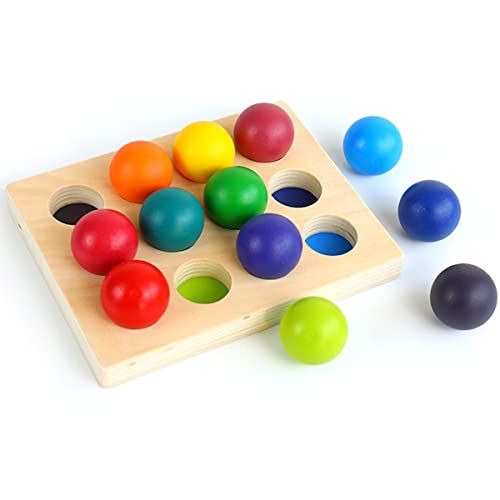 KEGAJEGA Holz Clip Beads Brettspiel mit 12 Farbigen Bällen Holz Montessori Spielzeug ab 3 Jahr Interessant Perlenwerkstatt Montessori für Jungen und Mädchen ab 3 4 5 6 Jahren KEGAJEGA Holz Clip Beads Brettspiel mit 12 Farbigen Bällen Holz Montessori Spielzeug ab 3 Jahr Interessant Perlenwerkstatt Montessori für Jungen und Mädchen ab 3 4 5 6 Jahren von KEGAJEGA