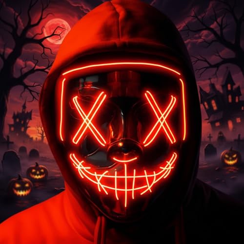 KEKECHAORAN Halloween Maske, Horror Masken, für Weihnachten,Halloween,Cosplay,Grimassenfest,Party Show von KEKECHAORAN