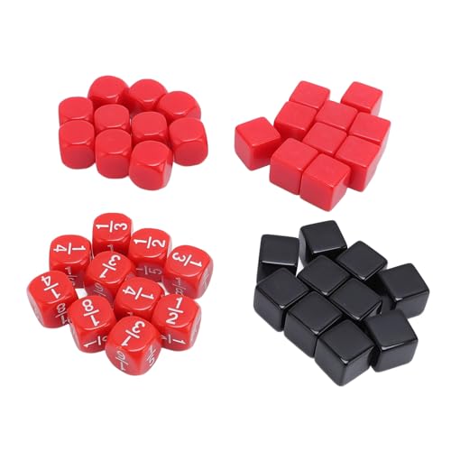 40pcs 16 -mm -Würfel -Set mit Glatten Oberfläche, Leichtgewichtig, für Brett- und Mathematikspiele 40pcs 16 -mm -Würfel -Set mit Glatten Oberfläche, Leichtgewichtig, für Brett- und Mathematikspiele von KENANLAN