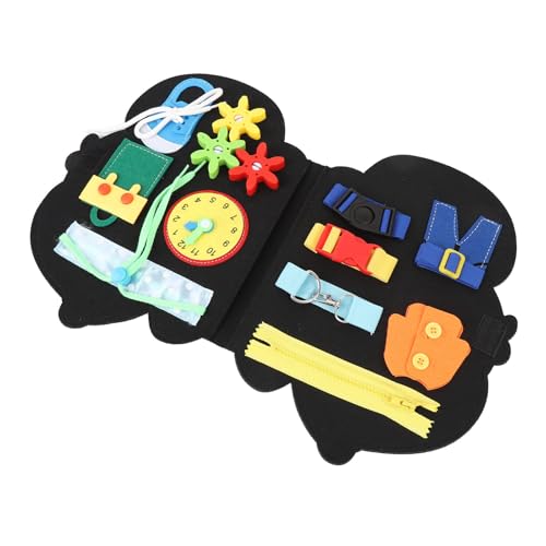 Foldable Filz Learning Board für Kinder, Tragbares Spielzeug mit Verschiedenen Sensorischen Oberflächen, Ideal für Autoreisen, Flugzeugreisen, Ruhige Ablenkung Foldable Filz Learning Board für Kinder, Tragbares Spielzeug mit Verschiedenen Sensorischen Oberflächen, Ideal für Autoreisen, Flugzeugreisen, Ruhige Ablenkung von KENANLAN