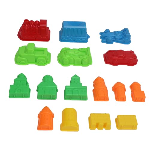 KENANLAN 16 Stücke Strandspielset Sandspielzeug für Beach, Umfasst EIN 6-propcs-Modell, 10-propcs-Schloss, Reise-Sandbox-Spielzeug für 3-12 Jahre Alte, Strandsand mit Aufbewahrungstasche KENANLAN 16 Stücke Strandspielset Sandspielzeug für Beach, Umfasst EIN 6-propcs-Modell, 10-propcs-Schloss, Reise-Sandbox-Spielzeug für 3-12 Jahre Alte, Strandsand mit Aufbewahrungstasche von KENANLAN