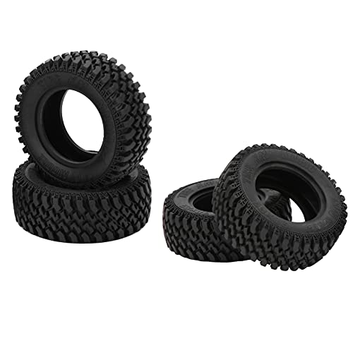 KENANLAN 4 Stück RC-Gummiräder, Reifen Vorne und Hinten, für MN86 1/12 RC Crawler, Upgrade-Teile KENANLAN 4 Stück RC-Gummiräder, Reifen Vorne und Hinten, für MN86 1/12 RC Crawler, Upgrade-Teile von KENANLAN
