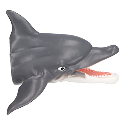 KENANLAN Delphin -Handpuppen, Sicheres und Dauerhaftes Interaktives Spielzeug für Eltern und, Fantasievolle Spiele, Sea Creature -Erkennung, 20x19x13,5 cm von KENANLAN