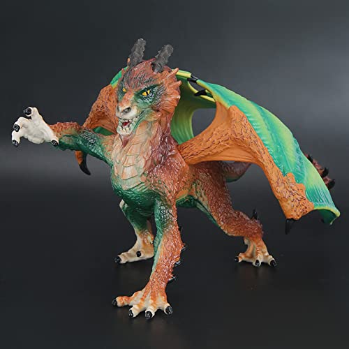 KENANLAN Hochsimulations-Drachenfiguren-Modellsammlung, Lernspielzeug für Kinder (165 Wilder Drache (kein Feuer Spucken)) von KENANLAN