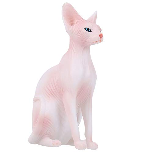 KENANLAN Katzenmodell Simulation Haarlose Katzenmodell Home Ornamente Desktop Dekoration Spielzeug Spielzeug (PL127-1562) von KENANLAN