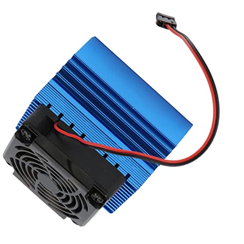 Motorkühlkörper, 1:8 RC Car Motor Kühlkörper Kühler Aluminiumlegierung 5V Lüfter für 4465 Motor Motorkühlkörper, 1:8 RC Car Motor Kühlkörper Kühler Aluminiumlegierung 5V Lüfter für 4465 Motor von KENANLAN