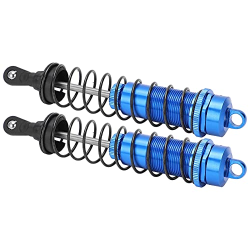 RC Stoßdämpfer, 2 Stück, 1/8 RC, 140 Mm, ölgefüllt, Verstellbarer Stoßdämpfer Dämpfer TRAXXAS Slash 2WD RC Auto (Blau) von KENANLAN