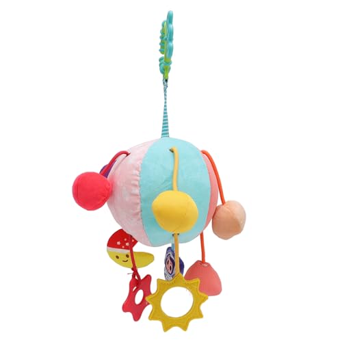 Säuglingsentwicklung Greifen Ball, Geometrisches Muster Cartoon Rasseln Spielzeug, Weiches Stoffessenor -Spielzeug für Babys, das durch Kinderbett oder Im Auto Hängt Säuglingsentwicklung Greifen Ball, Geometrisches Muster Cartoon Rasseln Spielzeug, Weiches Stoffessenor -Spielzeug für Babys, das durch Kinderbett oder Im Auto Hängt von KENANLAN