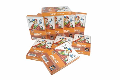 KENDi GAMES Skatkarten – 10er Sparpack | Französisches Bild | 32 Blatt | Klassisch & robust KENDi GAMES Skatkarten – 10er Sparpack | Französisches Bild | 32 Blatt | Klassisch & robust von KENDi GAMES