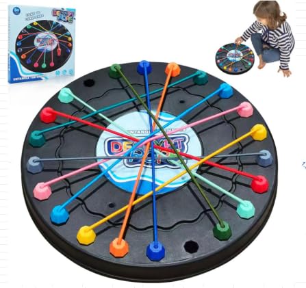 Knobelspiele für Kinder Ab 10, Fentar Brainy Knots Spiel, Spiel Rope Challenge Puzzle Knobelspiele mit Seil Logik Strategiespiel Logik Spiele Knot für Kinder ab 8, Familienspiele 2 bis 4 Spieler von KEORHEZ