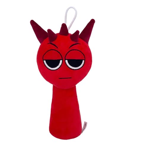 KEQAR 1 Pcs Sprunk Plush Plüschtier, weich und lustig, Plüschspielzeug für Geburtstage von Fans und Freunden, Sprunk Wenda und Grau (10 Zoll) (Rot) von KEQAR