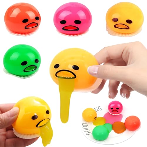 KERANEET Punking Ball Eigelbdruckkugel Squeeze Toys Interessante Eigelbdruckkugel Stressabbau Spielzeug für Kinder und Erwachsene Kniffliges Spiel Prank Toys Geschenk (Klassisch) von KERANEET