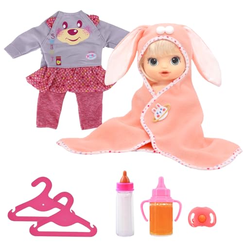 KERANEET Puppenkleidung 5 Stück Puppenzubehör Kleidung Puppen Kleidung Puppen Geschenk für Kinder Mädchen von KERANEET