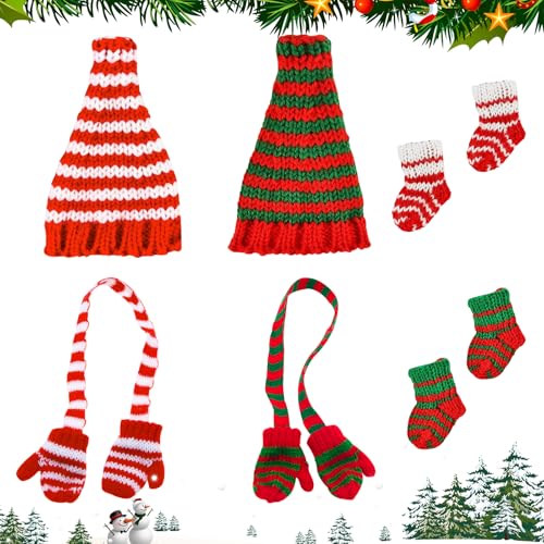 KERANEET Kleidung Outfits Wichtel Kleidung Wichtel Kleidung Miniatur Weihnachten Puppenbekleidung Wichtel Zubehör Kleidung Miniatur Kleidung Wichtel Weihnachten für Weihnachten Party Ornament von KERANEET