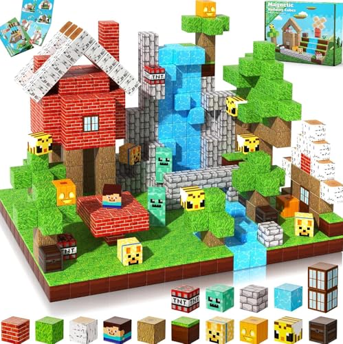 Magnetblöcke, Bauspielzeug für Kinder 150 Stück magnetische Bausteine STEM-Spiel sensorisches Spielzeug für Jungen und Mädchen im Alter von 3–5, 5–7, 4–6, 4–8 Jahren, Weihnachts- und Geburtstagsgesch Magnetblöcke, Bauspielzeug für Kinder 150 Stück magnetische Bausteine STEM-Spiel sensorisches Spielzeug für Jungen und Mädchen im Alter von 3–5, 5–7, 4–6, 4–8 Jahren, Weihnachts- und Geburtstagsgesch von KEREITH