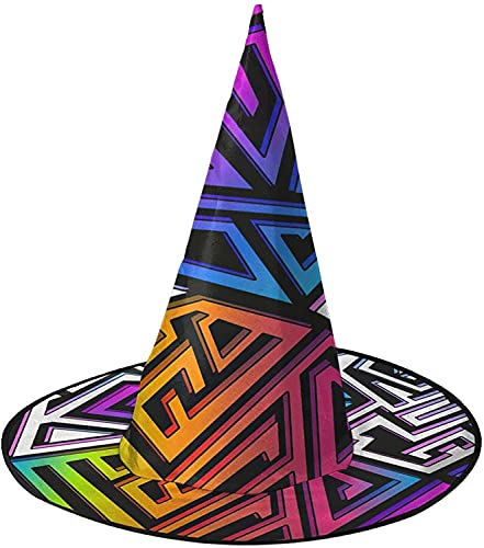 KEROTA 80er 90er Halloween Verzieren Zauberhut Hexenhut für Party Maskerade Cosplay Kostüm Zubehör von KEROTA