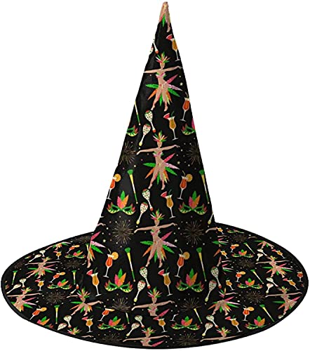 KEROTA Bigfoot Camo Halloween Hexenhut Hexen Hut für Frauen Halloween Party Cosplay Dekoration brasilianisches Karneval Muster 2 Stück KEROTA Bigfoot Camo Halloween Hexenhut Hexen Hut für Frauen Halloween Party Cosplay Dekoration brasilianisches Karneval Muster 2 Stück von KEROTA