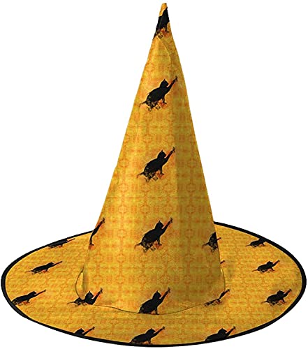 KEROTA Bigfoot Hexenhut für Damen, Camouflage, Halloween-Party, Cosplay, Dekoration, schwarze Katze, verschwinden - 2 Stück von KEROTA
