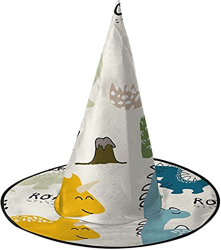 KEROTA Cartoon Dinosaurier Halloween Verzieren Magischer Hut Hexenhut für Party Maskerade Cosplay Kostüm Zubehör KEROTA Cartoon Dinosaurier Halloween Verzieren Magischer Hut Hexenhut für Party Maskerade Cosplay Kostüm Zubehör von KEROTA