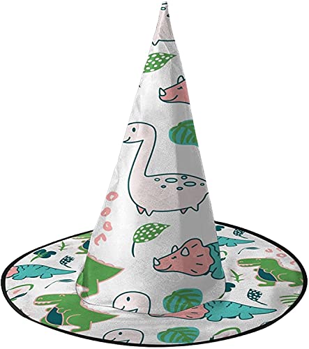 KEROTA Dinosaurier und Blatt Halloween dekorieren magischer Hut Hexenhut für Party Maskerade Cosplay Kostüm Zubehör KEROTA Dinosaurier und Blatt Halloween dekorieren magischer Hut Hexenhut für Party Maskerade Cosplay Kostüm Zubehör von KEROTA