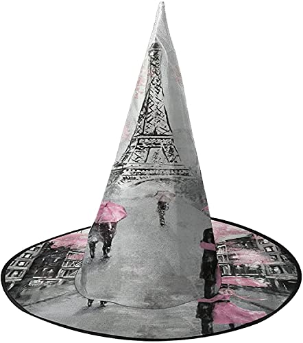 KEROTA Eiffelturm und rosa Paar Halloween dekorieren magischer Hut Hexenhut für Party Maskerade Cosplay Kostüm Zubehör KEROTA Eiffelturm und rosa Paar Halloween dekorieren magischer Hut Hexenhut für Party Maskerade Cosplay Kostüm Zubehör von KEROTA