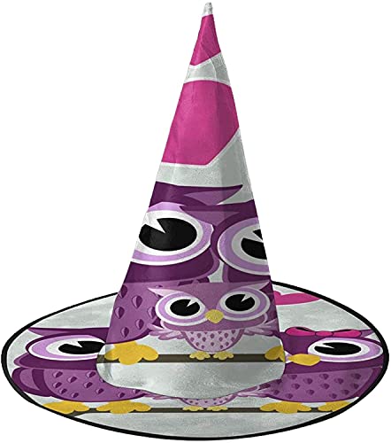 KEROTA Eulenfamilie Halloween Verzieren Magischer Hut Hexenhut für Party Maskerade Cosplay Kostüm Zubehör KEROTA Eulenfamilie Halloween Verzieren Magischer Hut Hexenhut für Party Maskerade Cosplay Kostüm Zubehör von KEROTA