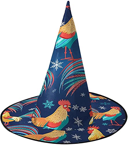 KEROTA Hahn Schneeflocke Halloween Verzieren Magischer Hut Hexenhut für Party Maskerade Cosplay Kostüm Zubehör KEROTA Hahn Schneeflocke Halloween Verzieren Magischer Hut Hexenhut für Party Maskerade Cosplay Kostüm Zubehör von KEROTA