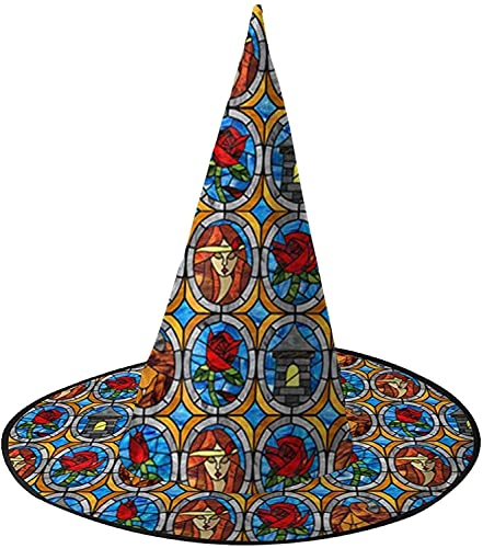 KEROTA Halloween-Hexenhut für Damen, für Halloween, Kostümpartys, Karneval, Dekorationen, aus Glas, 2 Stück KEROTA Halloween-Hexenhut für Damen, für Halloween, Kostümpartys, Karneval, Dekorationen, aus Glas, 2 Stück von KEROTA