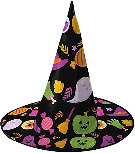 KEROTA Halloween-Hexenhut für Damen, für Halloween, Party, Karneval, Dekoration, 3 Stück KEROTA Halloween-Hexenhut für Damen, für Halloween, Party, Karneval, Dekoration, 3 Stück von KEROTA