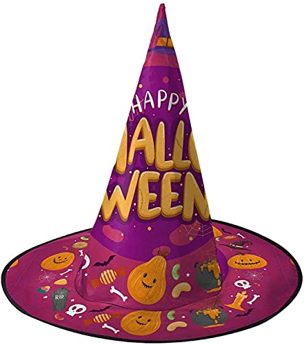 KEROTA Halloween-Hexenhut für Damen, für Halloween, Party, Karneval, Dekoration, 3 Stück von KEROTA