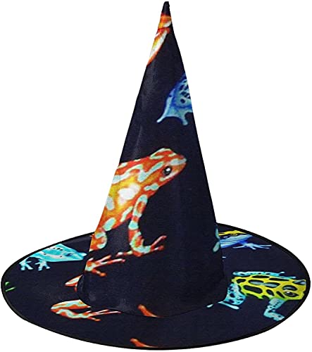 KEROTA Halloween-Hexenhut für Damen, für Halloween, Party, Karneval, Dekoration, Pfeil-Gift, Frosch, 1 Stück KEROTA Halloween-Hexenhut für Damen, für Halloween, Party, Karneval, Dekoration, Pfeil-Gift, Frosch, 1 Stück von KEROTA
