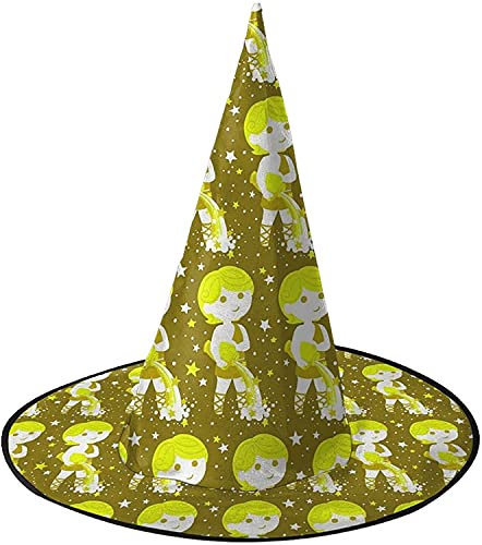 KEROTA Halloween-Hexenhut für Damen, für Halloween, Party, Karneval, Dekoration, Wassermann, 2 Stück von KEROTA