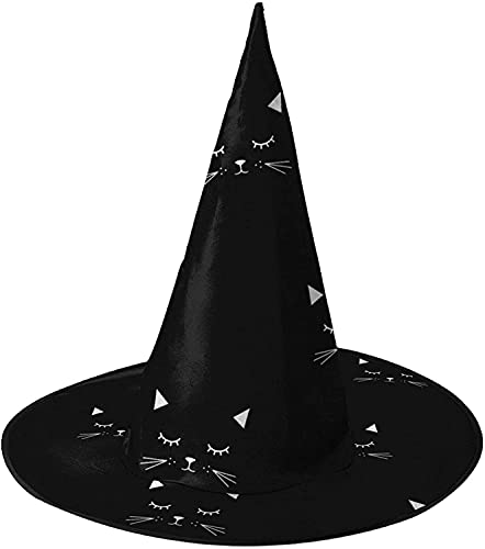 KEROTA Halloween-Hexenhut für Damen, für Halloween, Party, Karneval, Dekoration, niedliche Katzen, Schwarz, 2 Stück KEROTA Halloween-Hexenhut für Damen, für Halloween, Party, Karneval, Dekoration, niedliche Katzen, Schwarz, 2 Stück von KEROTA