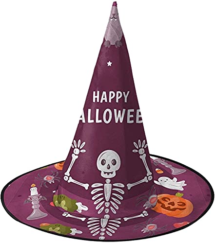 KEROTA Halloween-Hexenhut für Damen, für Halloween, Party, Karneval, Dekorationen, Halloween mit gruseligen Elementen, 2 Stück KEROTA Halloween-Hexenhut für Damen, für Halloween, Party, Karneval, Dekorationen, Halloween mit gruseligen Elementen, 2 Stück von KEROTA