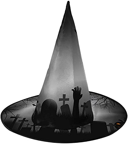KEROTA Halloween-Kürbis-Laterne, Hexenhut, Halloween-Party-Kostüm, Kopfbedeckung, Cosplay-Requisiten, Dekoration, Zubehör für Frauen, gruseliger Friedhof mit Zombie-Hand, 2 Stück KEROTA Halloween-Kürbis-Laterne, Hexenhut, Halloween-Party-Kostüm, Kopfbedeckung, Cosplay-Requisiten, Dekoration, Zubehör für Frauen, gruseliger Friedhof mit Zombie-Hand, 2 Stück von KEROTA