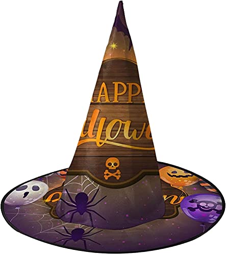 KEROTA Halloween-Zauberhut, Hexenhut für Party, Maskerade, Cosplay, Kostümzubehör von KEROTA