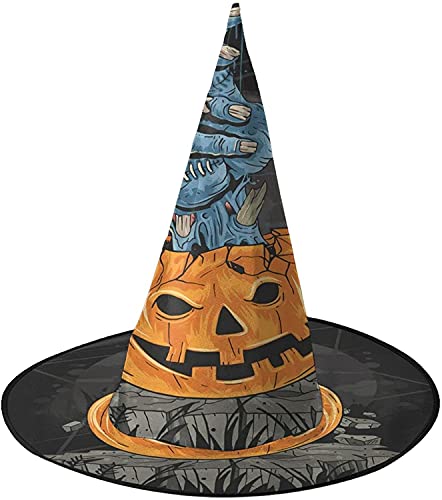 KEROTA Halloween-Zauberhut, Hexenhut für Party, Maskerade, Cosplay, Kostümzubehör von KEROTA