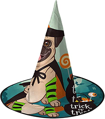 KEROTA Halloween-Zauberhut, Hexenhut für Party, Maskerade, Cosplay, Kostümzubehör von KEROTA