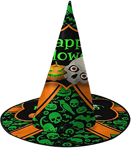 KEROTA Halloween-Zauberhut, Hexenhut für Party, Maskerade, Cosplay, Kostümzubehör von KEROTA