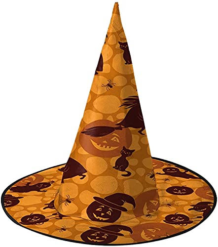 KEROTA Halloween-Zauberhut, Hexenhut für Party, Maskerade, Cosplay, Kostümzubehör von KEROTA