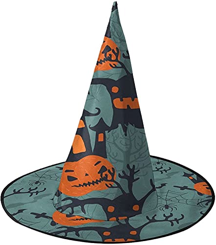KEROTA Halloween-Zauberhut, Hexenhut für Party, Maskerade, Cosplay, Kostümzubehör von KEROTA